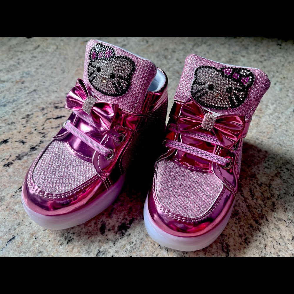 Hello Kitty Pink Sparkle Shoes